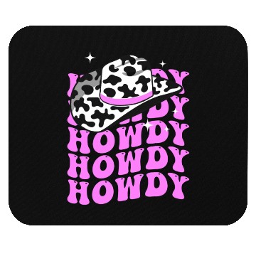Discover Western Country Texas Cowboy Hat Mouse Pads