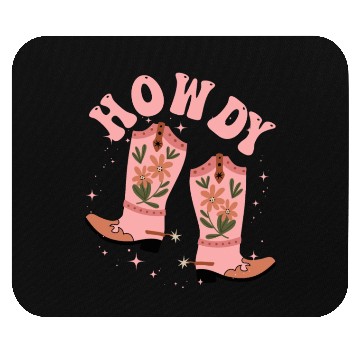 Discover Western Country Texas Cowboy Hat Mouse Pads