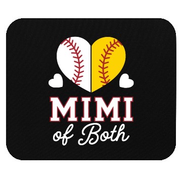 Discover Baseball Grandma Grandmother Grandparents Day Mouse Pads