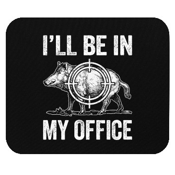 Discover Boar Hunting Funny Wild Hog Hunter Mouse Pads