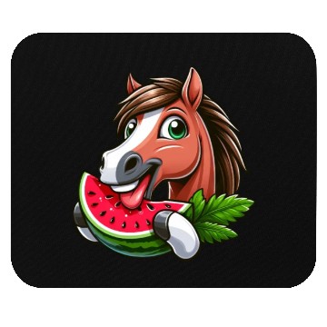 Discover Horses Horse Lover Farmer Melon Summer Mouse Pads