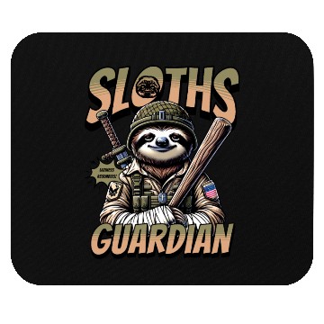 Discover Sloth Funny Military Animal Design Mouse Pads