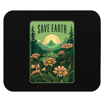 Discover Save Earth Mouse Pads
