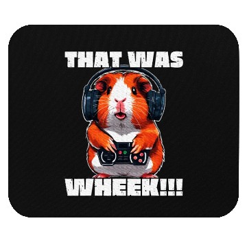 Discover That Was Wheek Guinea Pig Gamer Animal Lover Mouse Pads
