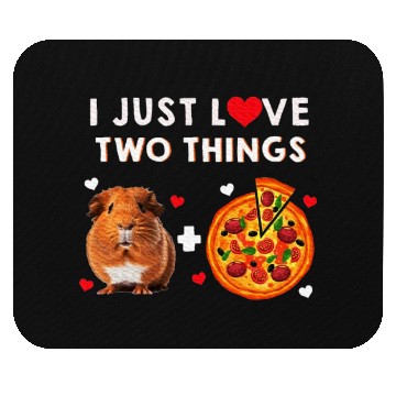 Discover Guinea Pig Pizza Lover Furry Potato Piggy Mouse Pads