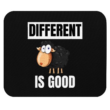 Discover Unique Sheep Positive Message Mouse Pads