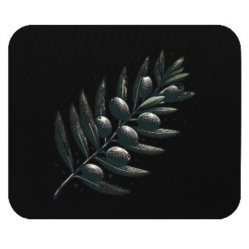 Discover olive branch Mouse Pads