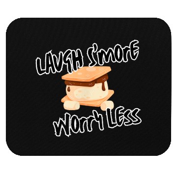 Discover Laugh Smore Funny Camping Campfire Mouse Pads