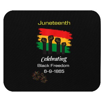 Discover Juneteenth celebrating black freedom history Mouse Pads