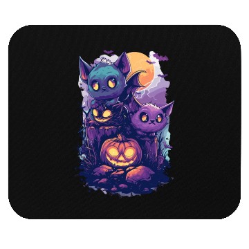 Discover ghost friends, spooky scary friends Mouse Pads
