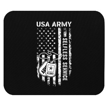 Discover USA Army selfless service Mouse Pads
