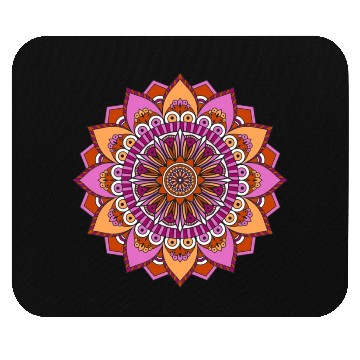 Discover Lesbian Pride Mandala Zunaria Pattern Mouse Pads
