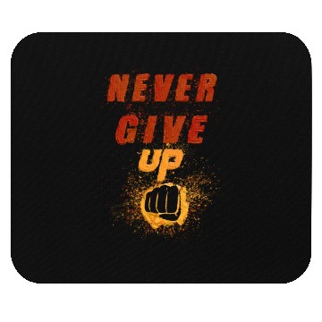 Discover never give up Mouse Pads