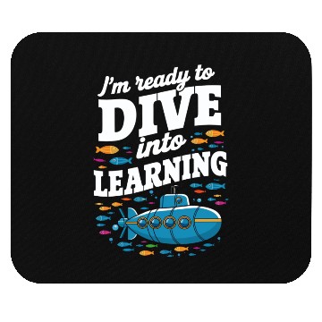 Discover School Submarine Ready To Dive Into Learning Mouse Pads