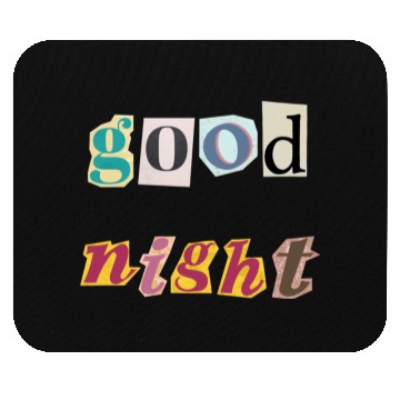 Discover Dreamy Spectrum Typography Mouse Pads