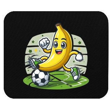 Discover Banana Soccer Mouse Pads