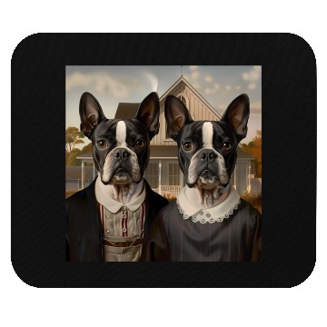 Discover Boston Terrier Funny Sleeve Mouse Pads