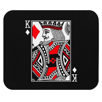 Discover King Poker Card of Diamonds Playing Cards Mouse Pads