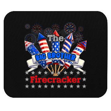 Discover Big Brother Funny Firecracker 4th Of July Firework Mouse Pads