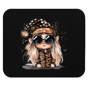 Discover Leopard Print Gnome Clipart Images, Girly Mouse Pads