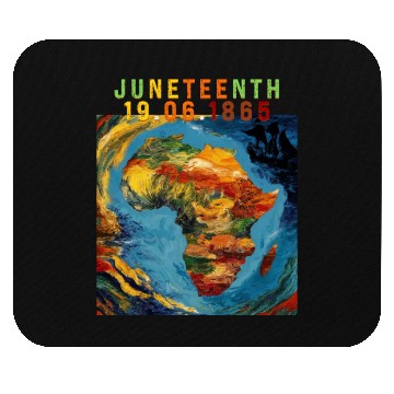 Discover Juneteenth 1865 Africa Map Mouse Pads