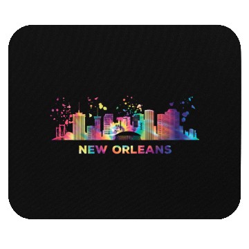 Discover New Orleanian Skyline New Orleans Mouse Pads