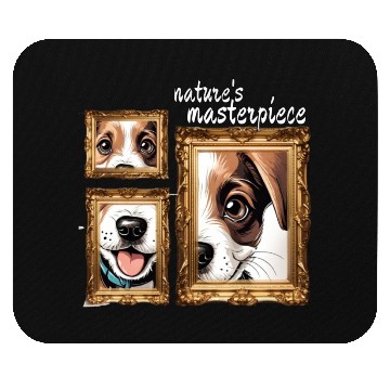 Discover Nature's Masterpiece dog Mouse Pads