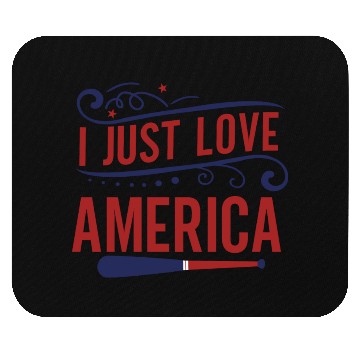 Discover I Just Love America Mouse Pads