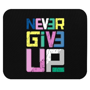 Discover never give up Mouse Pads
