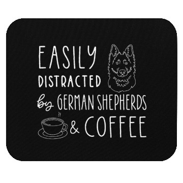 Discover German Shepherd Dog, Coffee Lover Mouse Pads