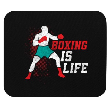 Discover Boxing Is Life Boxer Training Mouse Pads