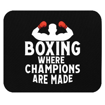 Discover Boxing Where Champions Are Made Boxer Training Mouse Pads