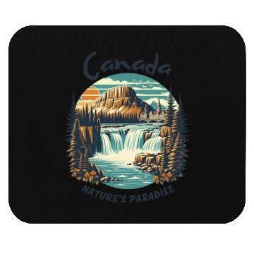 Discover Canada nature's paradise Mouse Pads