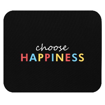 Discover Vintage Retro Choose Happiness Mouse Pads