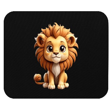 Discover Chibi lion Mouse Pads