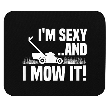 Discover Sexy Mowing Funny Gardening Mouse Pads