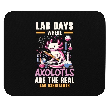 Discover Axolotl Science Teacher Mexican Salamander Mouse Pads