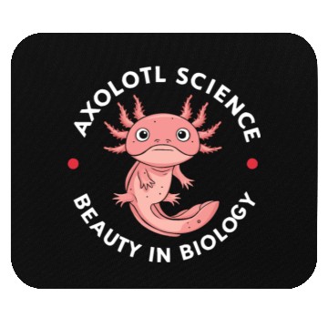 Discover Axolotl Science Teacher Mexican Salamander Mouse Pads