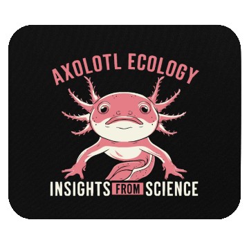 Discover Axolotl Science Teacher Mexican Salamander Mouse Pads