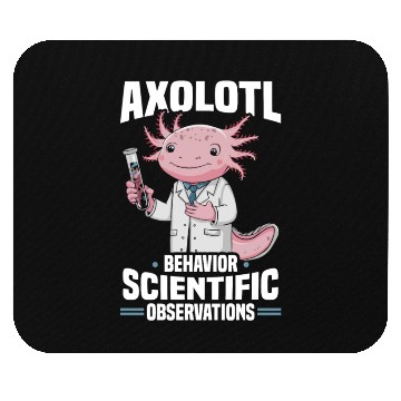 Discover Axolotl Science Teacher Mexican Salamander Mouse Pads