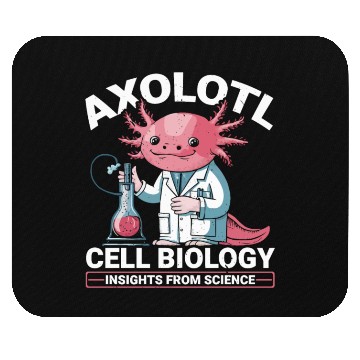 Discover Axolotl Science Teacher Mexican Salamander Mouse Pads