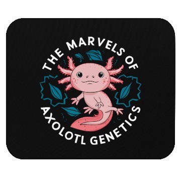 Discover Axolotl Science Teacher Mexican Salamander Mouse Pads