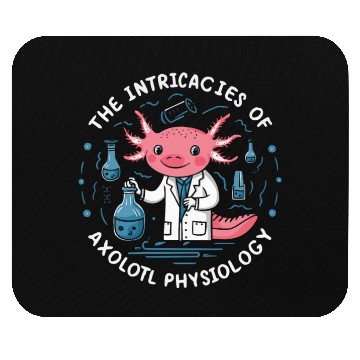 Discover Axolotl Science Teacher Mexican Salamander Mouse Pads