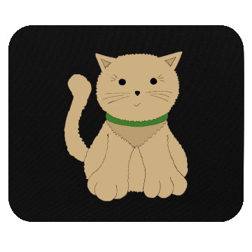 Discover Cute Little Brown Kitty Cat Mouse Pads