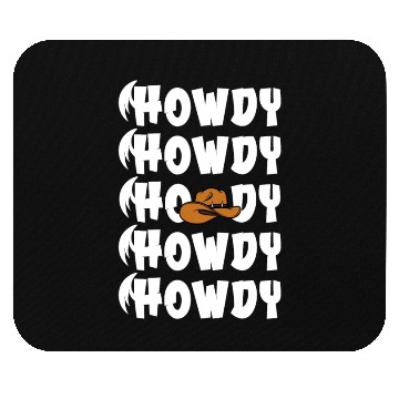 Discover Western Country Texas Cowboy Hat Mouse Pads