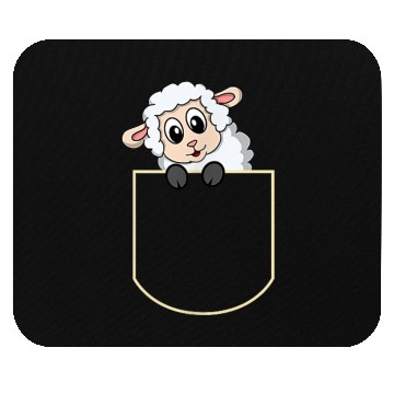 Discover Funny Sheep Pocket Gift Mouse Pads