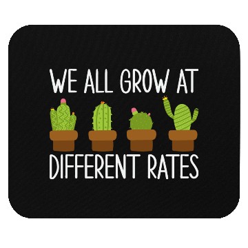 Discover We All Grow at Different Rates Preschool Teacher Mouse Pads