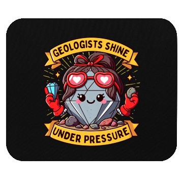 Discover Rock-Solid Resilience: Geologists Under Pressure Mouse Pads