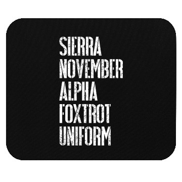 Discover Situation Normal Fucked Military Mouse Pads