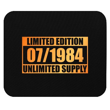 Discover 40th birthday Limited Edition - ꝏ Supply 07/1984 Mouse Pads